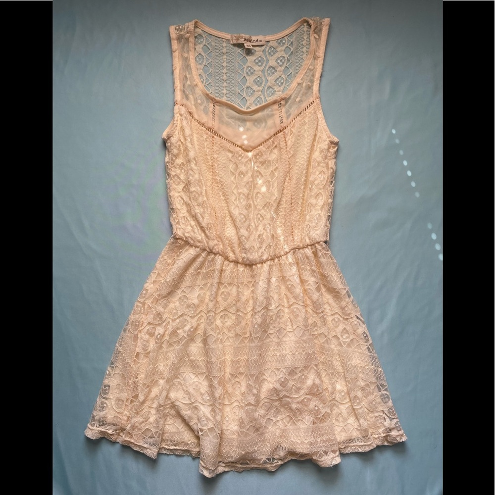 Cream Lace Dress